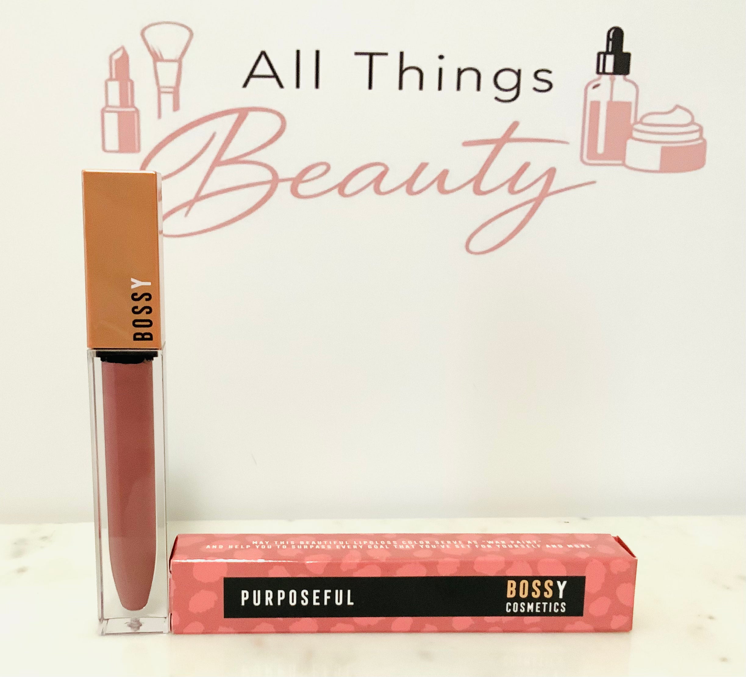 Bossy Cosmetics Beauty Meets Ambition Lip Gloss - Purposeful